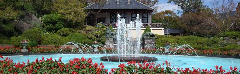 強羅公園の噴水