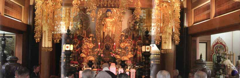 浄心寺本堂の観音様